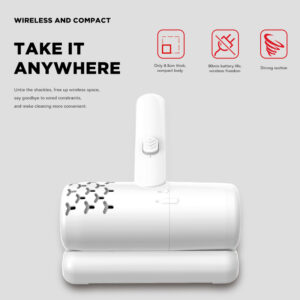 Drepir Handheld Dust Mites Controller UV Sterilization Vacuum Cleaner for Beds, Sofas & Cribs