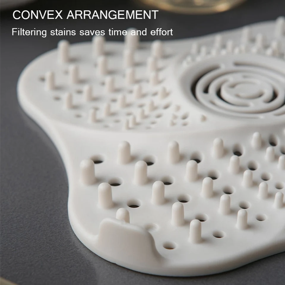 Floor Drain Bathroom Hair Catcher – Anti-Clog Shower Drain Cover & Sink Strainer Filter for Bathroom & Kitchen