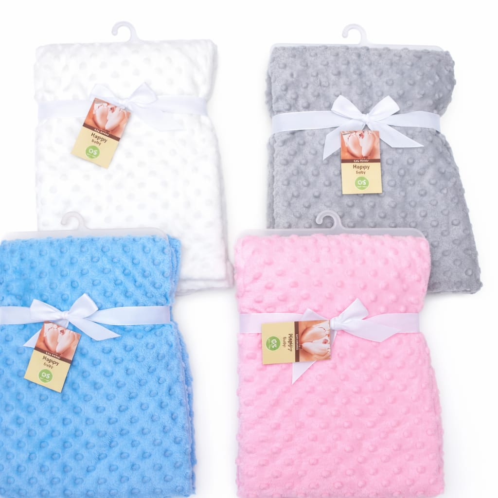 Lucky Star White Baby Shawl