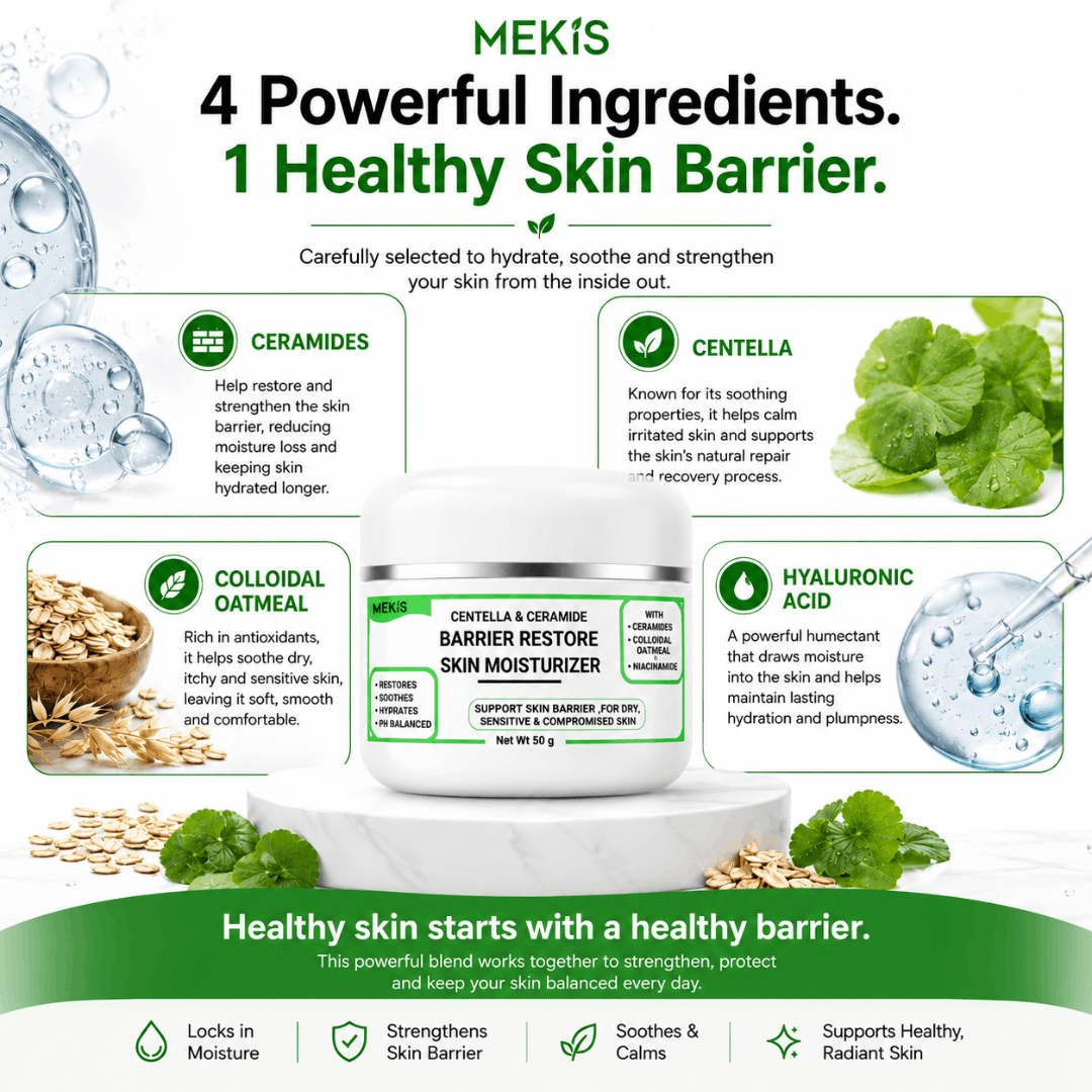 Centella Ceramide Barrier Restore Cream -For dry, tight, irritated, flaky, or sensitive