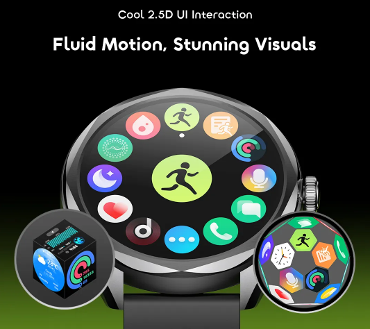 oraimo Watch Nova 2R 1.43" AMOLED 35-Day Standby Smart Watch  Blood Oxygen & Heart Rate Monitor Smartwatch