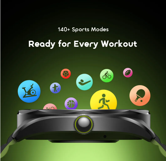 oraimo Watch Nova 2R 1.43" AMOLED 35-Day Standby Smart Watch  Blood Oxygen & Heart Rate Monitor Smartwatch