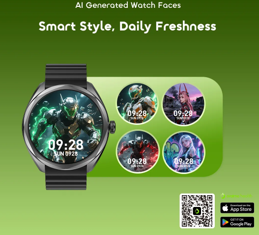 oraimo Watch Nova 2R 1.43" AMOLED 35-Day Standby Smart Watch  Blood Oxygen & Heart Rate Monitor Smartwatch
