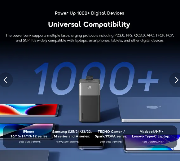 oraimo PowerJet 501 50000mAh Power Bank