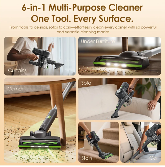 oraimo CyberVac 180W Wireless Stick Vacuum Cleaner