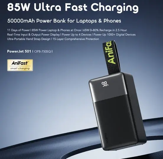 oraimo PowerJet 501 50000mAh Power Bank
