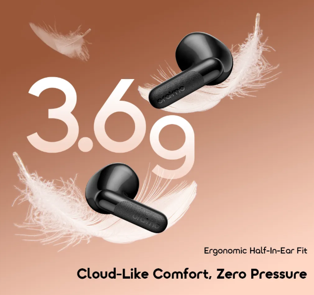 oraimo SpaceBuds Air 2 50H Long Battery Life Earbuds with Smart Translation