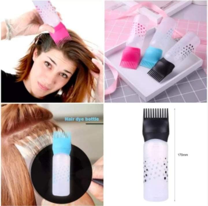 50oz Empty Hair Dye Applicator Brush Bottle

 Oil Applicator Comb Bottle 

Salon shampoo Dispensing Brush &Styling Tool                                                                                .