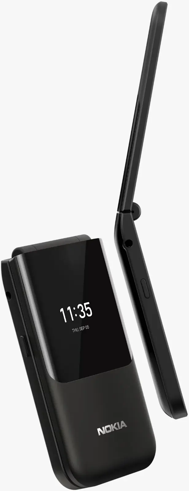 Brand New Nokia 2720 Flip Mobile, Mobile Phone, Dual Screen, Equipped with 4G Internet - Long Battery Life - Compact and Strong Dual Sim Card 4 GB Internal Memory, 512 MB RAM, Dual SIM Featured phone
