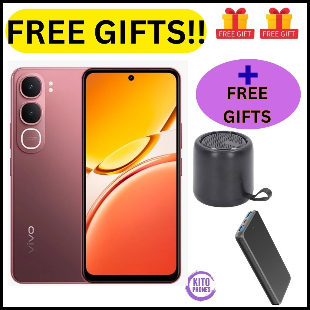 Vivo Y21d 6.68" screen display 4GB RAM + 128GB ROM 50MP MAIN CAMERA 6500mAh battery capacity 5-Year Health Battery IP69+ Waterproof, 45W FlashCharge, 90Hz refresh rate ANDROID 15 SMARTPHONE+FREE GIFTS