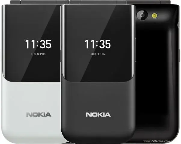 Brand New Nokia 2720 Flip Mobile, Mobile Phone, Dual Screen, Equipped with 4G Internet - Long Battery Life - Compact and Strong Dual Sim Card 4 GB Internal Memory, 512 MB RAM, Dual SIM Featured phone
