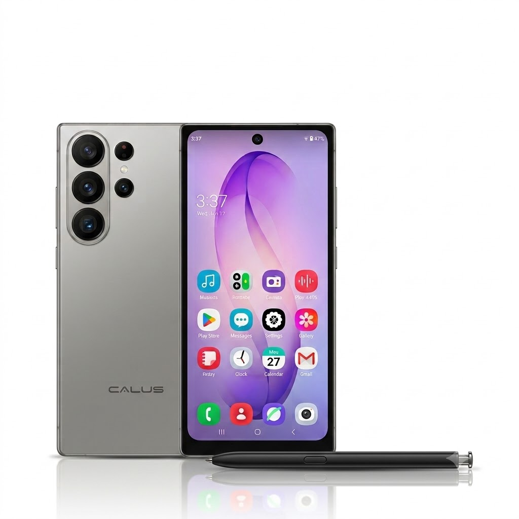 BRAND NEW !! CALUS S26 Ultra 5G 8GB RAM+ 128GB ROM, 6.9 Inch Incell Display , 13MP FRONT+26MP REAR,5000mAh Long Standby Batttery, Charging and Stylus Pen ANDROID 14 MEDIATEK TYPE C PHONE+FREE GIFTS