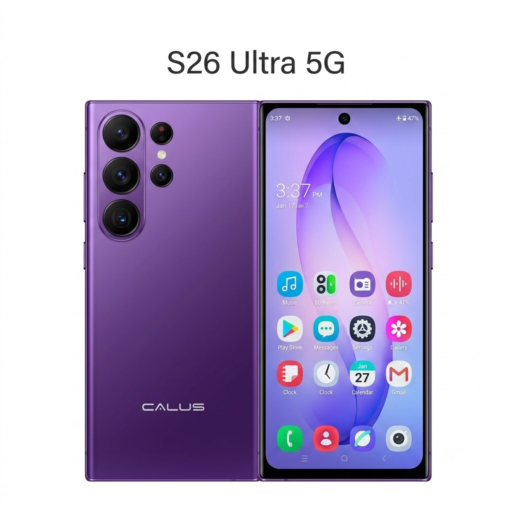 BRAND NEW !! CALUS S26 Ultra 5G 8GB RAM+ 128GB ROM, 6.9 Inch Incell Display , 13MP FRONT+26MP REAR,5000mAh Long Standby Batttery, Charging and Stylus Pen ANDROID 14 MEDIATEK TYPE C PHONE+FREE GIFTS