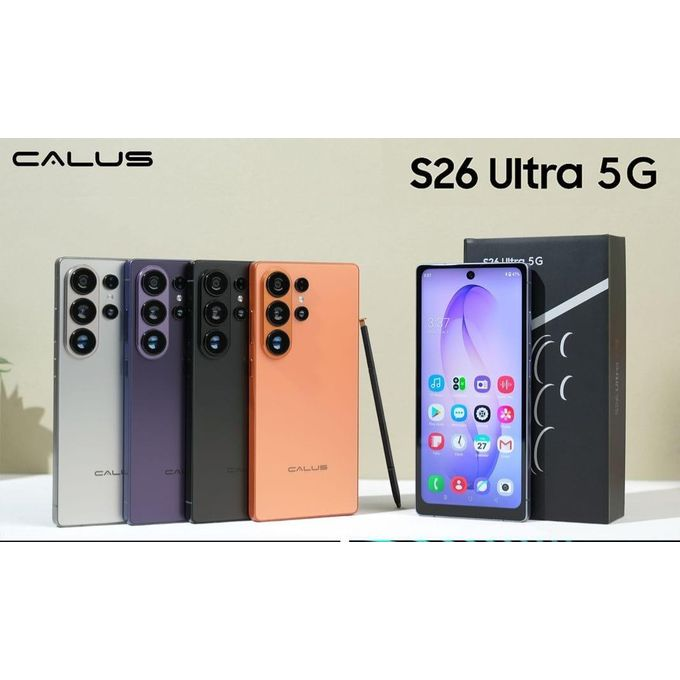 BRAND NEW !! CALUS S26 Ultra 5G 8GB RAM+ 128GB ROM, 6.9 Inch Incell Display , 13MP FRONT+26MP REAR,5000mAh Long Standby Batttery, Charging and Stylus Pen ANDROID 14 MEDIATEK TYPE C PHONE+FREE GIFTS
