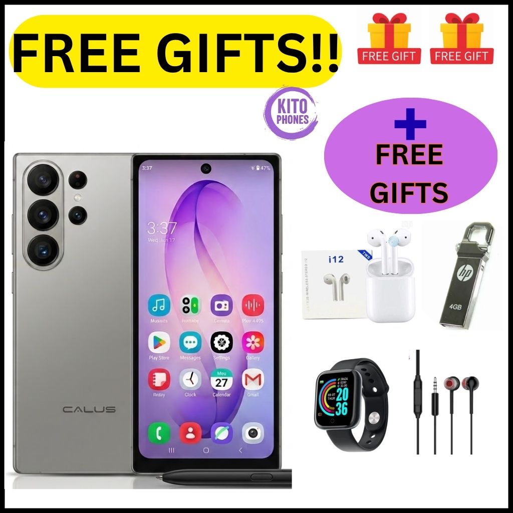 BRAND NEW !! CALUS S26 Ultra 5G 8GB RAM+ 128GB ROM, 6.9 Inch Incell Display , 13MP FRONT+26MP REAR,5000mAh Long Standby Batttery, Charging and Stylus Pen ANDROID 14 MEDIATEK TYPE C PHONE+FREE GIFTS
