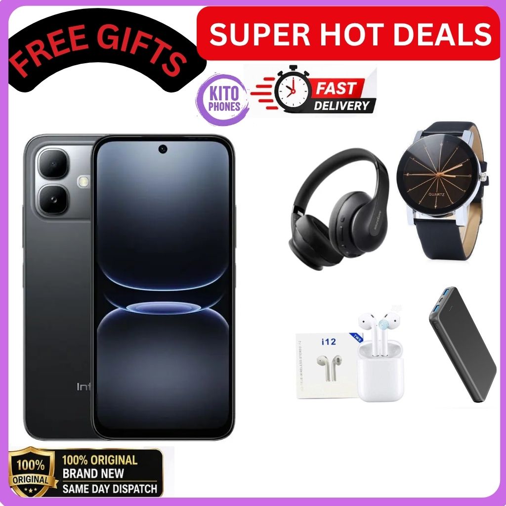 [NEW ARRIVAL] INFINIX Smart 20 128GB+4GB 6.67" 120Hz Display Dual Speakers Dual SIM 4.5G Slim Phone 5200mAh Battery 15W Charging IP64 Fingerprint Lock Android 16 SMARTPHONE+free gifts for you