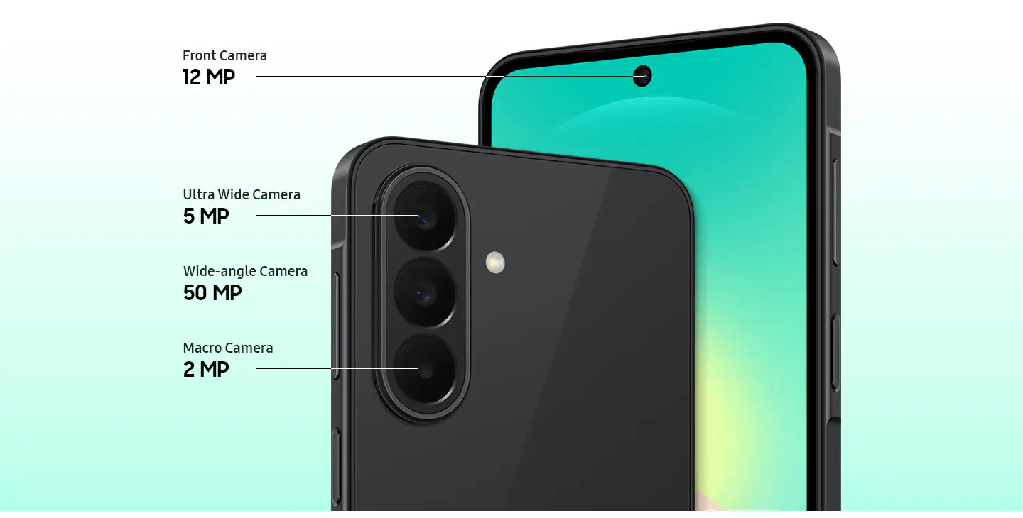 [New Arrival] Brand New Samsung Galaxy A27 4G 256GB+8GB 6.7" 120Hz AMOLED Display Snapdragon 6 Gen3 50MP Triple Camera Android 16 IP64 Waterproof 5000mAh 25W 6X OS Upgrade Type-C Smart Phones