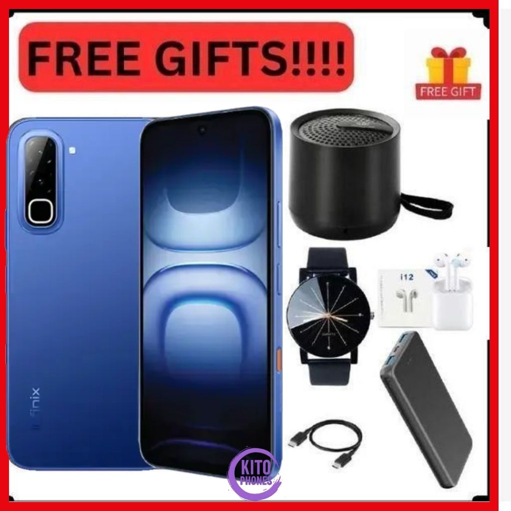 NEW ARRIVALS !! BRAND NEW INFINIX Hot 70,X6895B, 128GB ROM + 4GB RAM, 6.78 inches, 120Hz Display, 50 MP Main Camera +8MP SELFIE 6000 mAh Type C 45W Fast Charging ANFROID 16 SMARTPHONES+FREE GIFTS