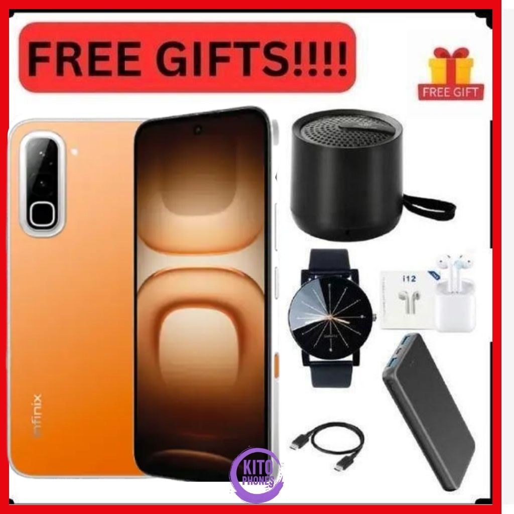 NEW ARRIVALS !! BRAND NEW INFINIX Hot 70,X6895B, 128GB ROM + 4GB RAM, 6.78 inches, 120Hz Display, 50 MP Main Camera +8MP SELFIE 6000 mAh Type C 45W Fast Charging ANFROID 16 SMARTPHONES+FREE GIFTS