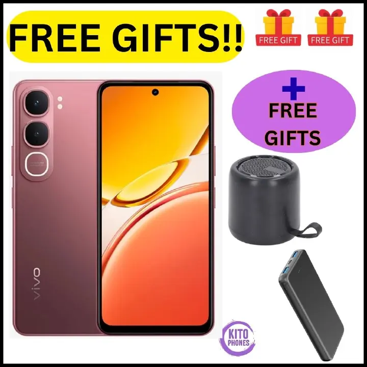Vivo Y21d 6.68" screen display 256GB RAM + 8GB ROM 50MP MAIN CAMERA 6500mAh battery capacity IP69+ Waterproof, 45W FlashCharge, 90Hz refresh rate ANDROID 15 PHONE SMARTPHONE+FREE GIFTS FOR YOU
