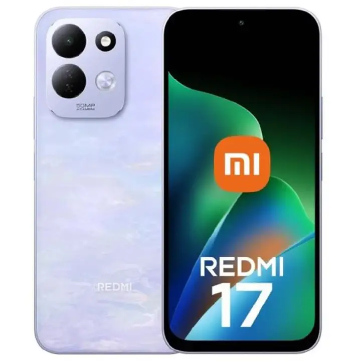 🔥NEW🔥Xiaomi Redmi 17 4G 128GB R0M + 4GB RAM Smart Phone 6.9" display 120Hz -Dual SIM 7500mAh Battery 50MP main camera +8MP SELFIE Type C Side Fingerprint Android 16 SMARTPHONE+FREE GIFTS FOR YOU
