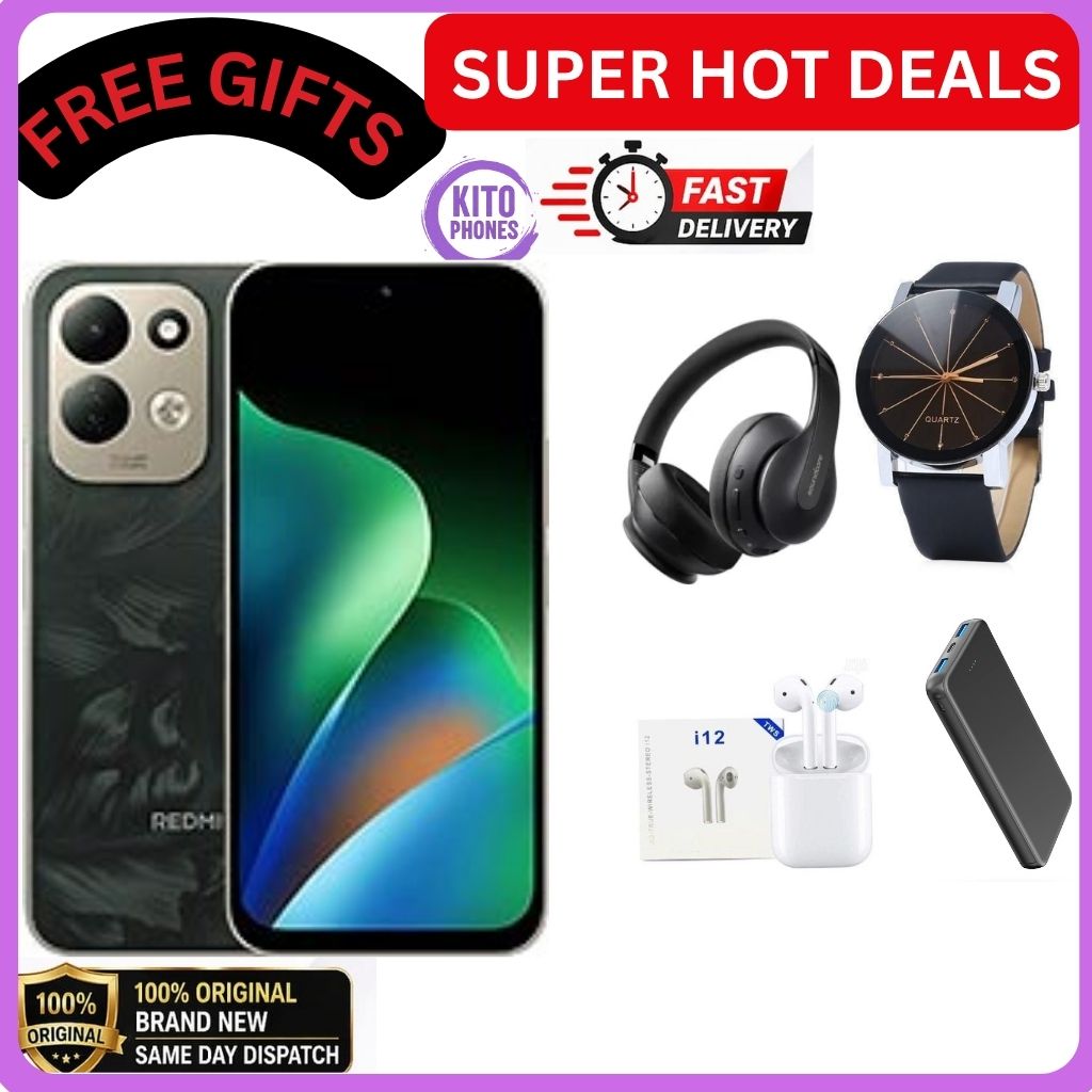🔥NEW🔥Xiaomi Redmi 17 4G 128GB R0M + 4GB RAM Smart Phone 6.9" display 120Hz -Dual SIM 7500mAh Battery 50MP main camera +8MP SELFIE Type C Side Fingerprint Android 16 SMARTPHONE+FREE GIFTS FOR YOU