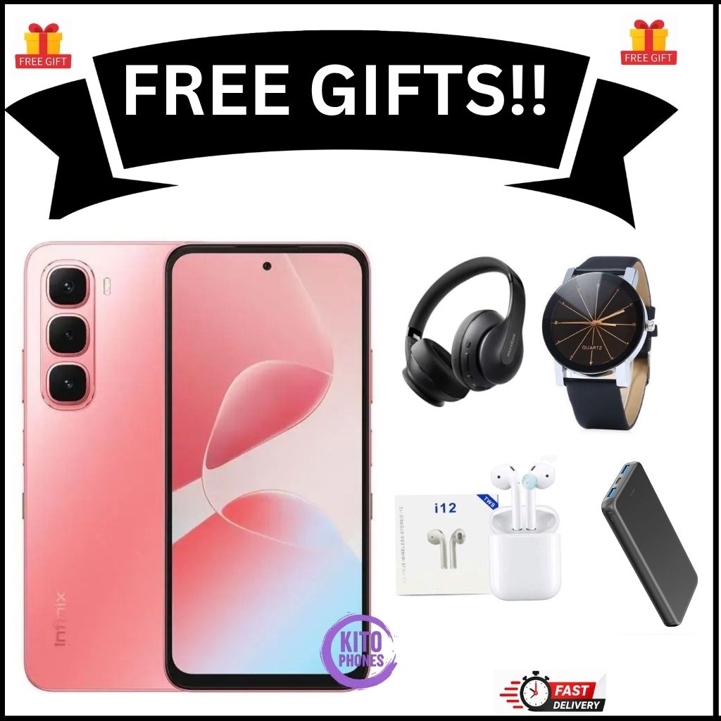 Infinix Hot 60i 12(6+6)GB RAM+128GB 6.7'' 120Hz 4G Slim Phone Dual SIM 5160mAh 45W Fast Charging 50MP Camera Side Fingerprint Lock IP64 Gyroscope G81 Ultimate One-Tap AI Smart Phones+FREE GIFTS
