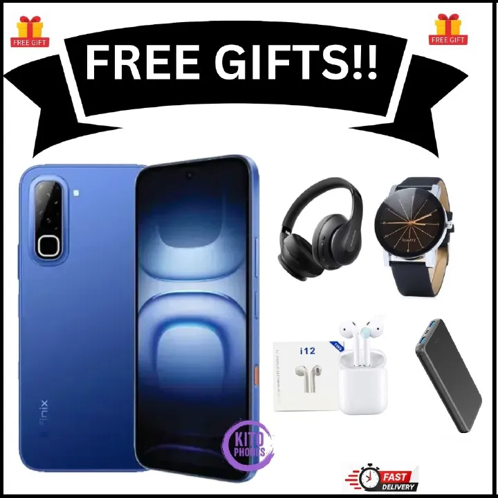 NEW ARRIVALS !! BRAND NEW INFINIX Hot 70,X6895B, 128GB ROM + 4GB RAM, 6.78 inches, 120Hz Display, 50 MP Main Camera +8MP SELFIE 6000 mAh Type C 45W Fast Charging ANFROID 16 SMARTPHONES+FREE GIFTS
