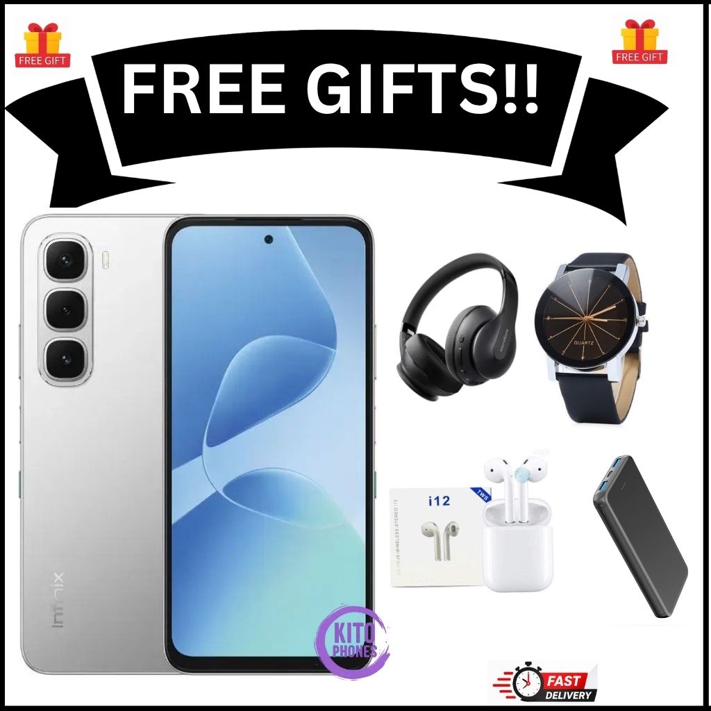 Infinix Hot 60i 12(6+6)GB RAM+128GB 6.7'' 120Hz 4G Slim Phone Dual SIM 5160mAh 45W Fast Charging 50MP Camera Side Fingerprint Lock IP64 Gyroscope G81 Ultimate One-Tap AI Smart Phones+FREE GIFTS