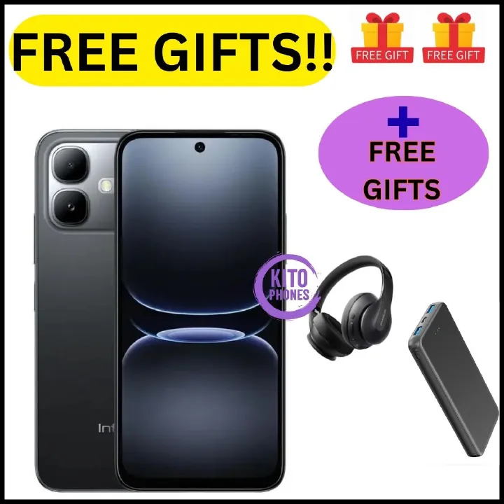 [NEW ARRIVAL] INFINIX Smart 20 128GB+4GB 6.67" 120Hz Display Dual Speakers Dual SIM 4.5G Slim Phone 5200mAh Battery 15W Charging IP64 Fingerprint Lock Android 16 SMARTPHONE+free gifts for you