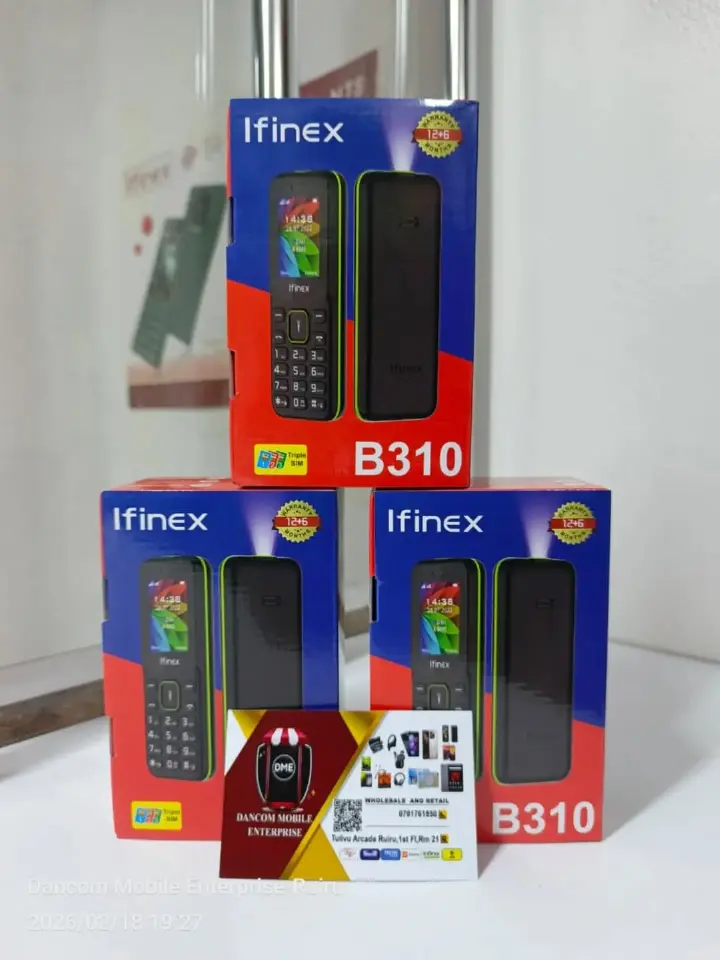 NEW IFINEX B310 TRIPLE SIM THREE-3 SIM CARD 1.77'' screen 1200mAh battery BIG TORCH KABAMBE/KATULULU/MULIKA MWIZI/BUTTON FEATURE PHONE