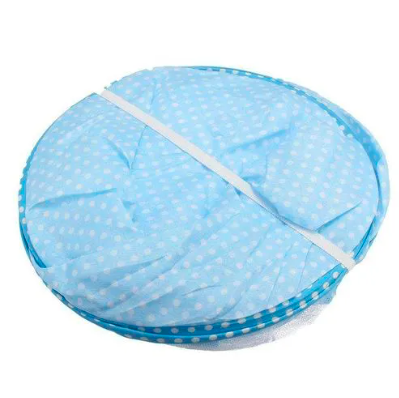 Blue Portable&Foldable Baby Bassinet/Sleeping Nest/ Mosquito Net (ASSORTED PRINTS OR FLOWERS)