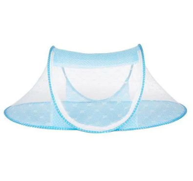 Blue Portable&Foldable Baby Bassinet/Sleeping Nest/ Mosquito Net (ASSORTED PRINTS OR FLOWERS)