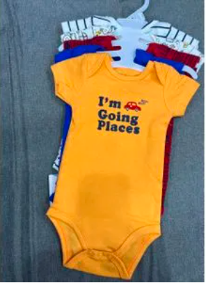 5PCs Cutest Baby Newborn Cotton Short-sleeve Baby Boy Onesies/Bodysuit/sleepsuit
