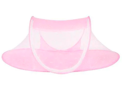 Blue Portable&Foldable Baby Bassinet/Sleeping Nest/ Mosquito Net (ASSORTED PRINTS OR FLOWERS)