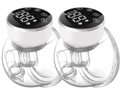 Smart Double Wearable Breast Pump – Hands-Free Twin Electric Milk Extractor (Wireless & Rechargeable)