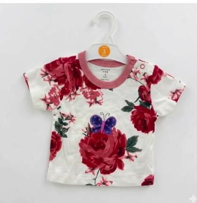Premium Baby T-Shirt Multipack – Assorted Cute Prints for Boys & Girls age o-3 months