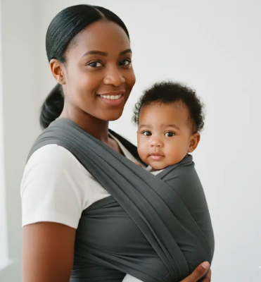 Totowrap Adjustable Baby Carrier - Premium Soft Wrap Sling for Newborns & Infants - Breathable & Hands-Free Bonding Wrap