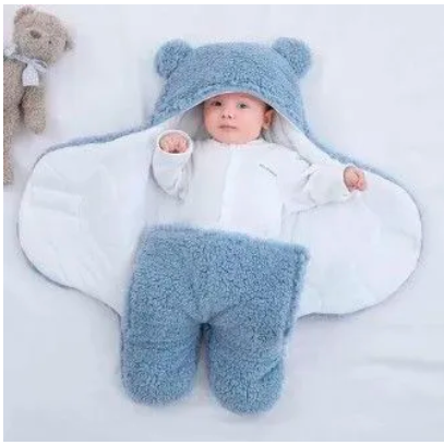 Cutest heavy Baby Warm Romper Swaddler | Soft Quality Infant Jumpsuit | Cozy Baby Winter Outfit | Unisex Baby Sleepwear | Premium Baby Gift-swaddle