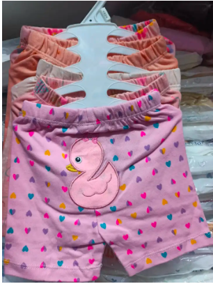 5PCS Breathable Cotton Baby Boys/Girls  Shorts Soft Breathable Elastic Waist clothes for Toddlers & Kids