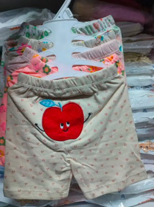 5PCS Breathable Cotton Baby Boys/Girls  Shorts Soft Breathable Elastic Waist clothes for Toddlers & Kids