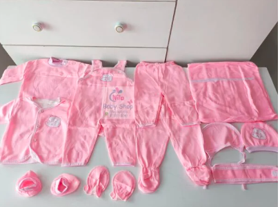 Fashion Unisex Newborn 11 Pieces Receiving Set Suitable For Newborn to 6 Months -Complete Baby Essentials for Boys, Girls & Unisex