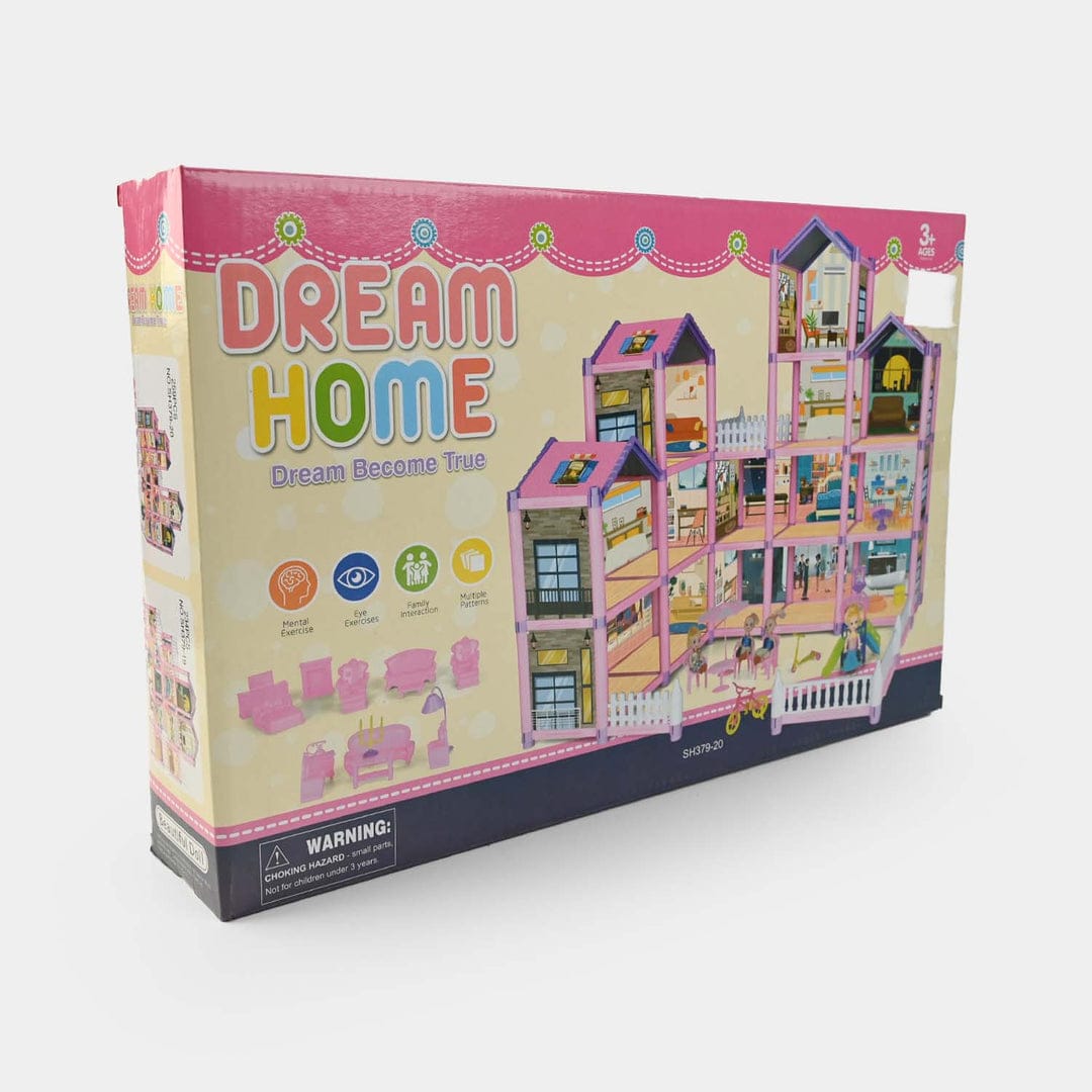 ✨ Premium Luxury Dream Dollhouse Villa | Multi-Story Structural Open-Concept Mansion | Unique & Classy Educational Toy Resource ✅