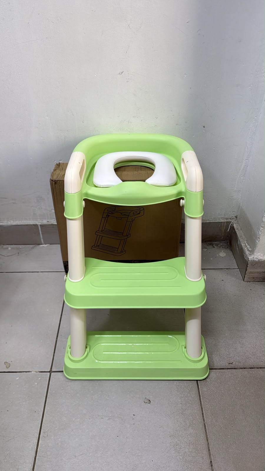 Kids' Potty Training Seat with Step Stool Ladder.Toilet training independence, anti-slip safety features, adjustable height steps, and comfortable padded seat.