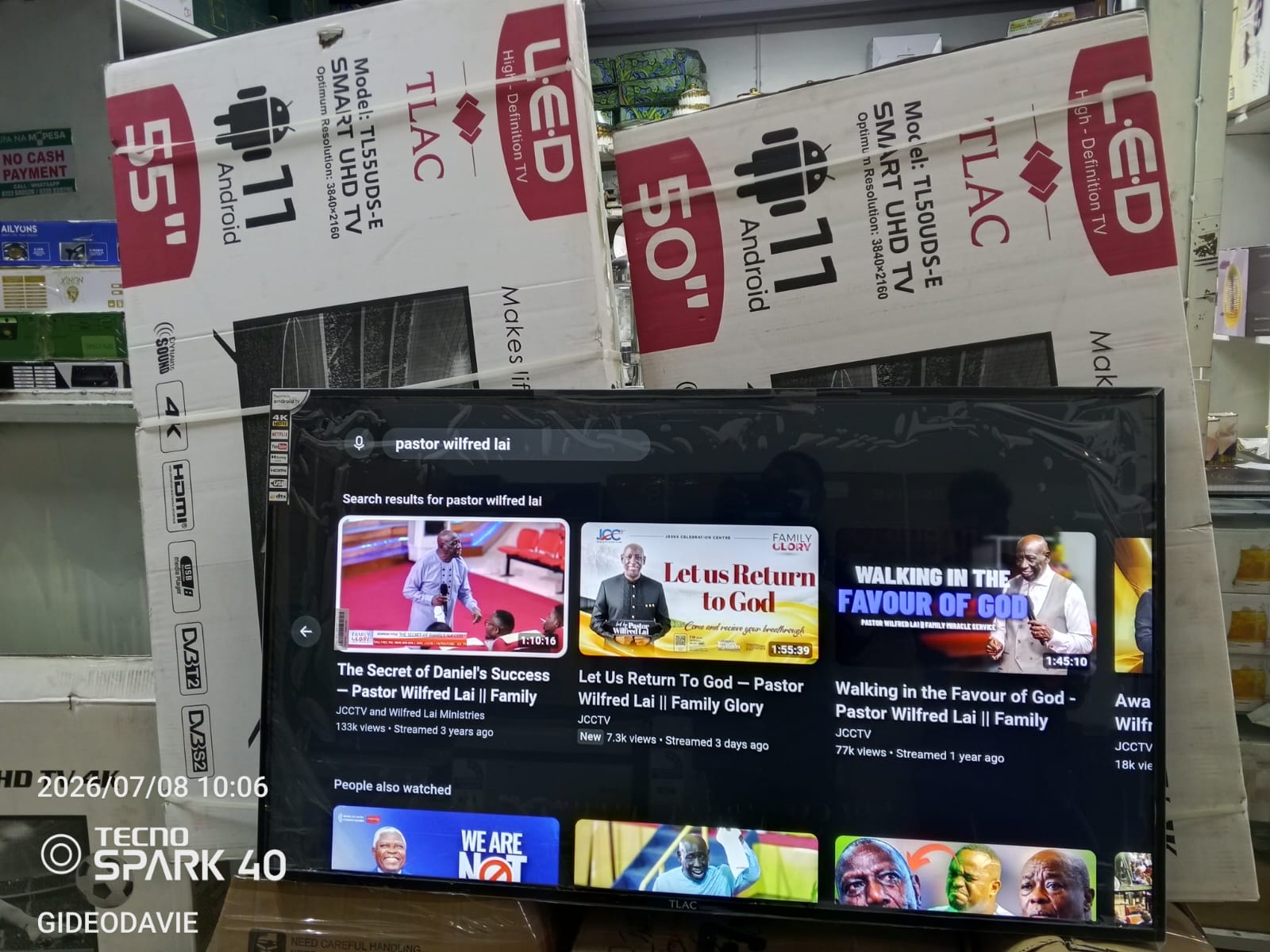 TLAC 55-inch 4K UHD Smart Android 11 TV - TL55UDS-E Frameless LED Television with HDR, Wi-Fi & Multiple HDMI/USB Ports 🔥📺