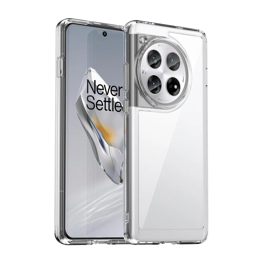 Clear Shockproof Flexible Transparent Cover with Airbag Bumpers Case for OnePlus Nord CE3, Nord CE3 Lite, Nord CE4, Nord CE4 Lite, 7 Pro, 8, 9, 10 Pro, 11, 12, 12R, 13, 13R, 15 (Choose correctly)