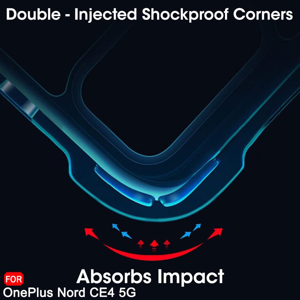 Clear Shockproof Flexible Transparent Cover with Airbag Bumpers Case for OnePlus Nord CE3, Nord CE3 Lite, Nord CE4, Nord CE4 Lite, 7 Pro, 8, 9, 10 Pro, 11, 12, 12R, 13, 13R, 15 (Choose correctly)