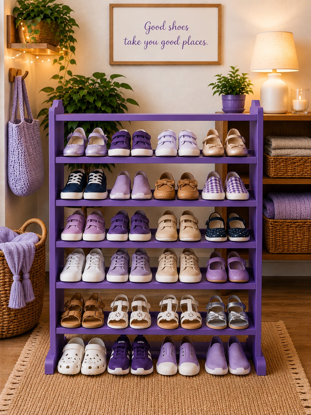 [Superior Quality] Offer price 5 layers Wooden Shoe Rack Economical Shoe Shelf Simple Shoe Cabinet Multi-layer Assembly Door Dormitory Organizer Shoe