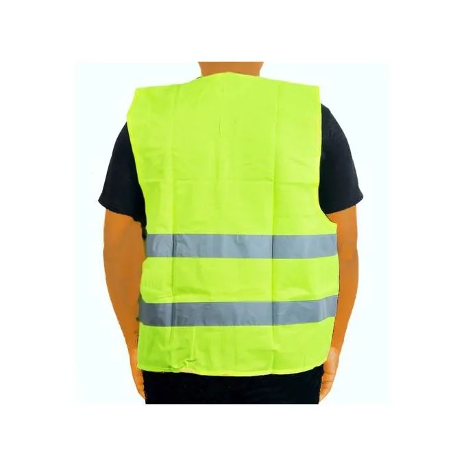 Premium Reflective Safety Vest with Front Zip | High-Visibility Workwear for Construction, Warehouse & Outdoor Use | Multiple Color Options as picture