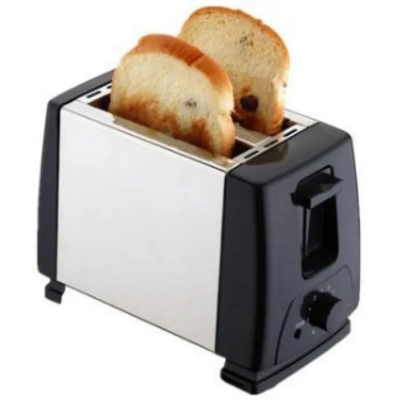 Sokany 2-Slice Silver Bread Toaster - Non-Stick, Adjustable Heat, Easy Clean